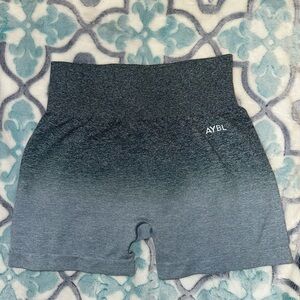 AYBL pulse ombré seamless shorts - teal